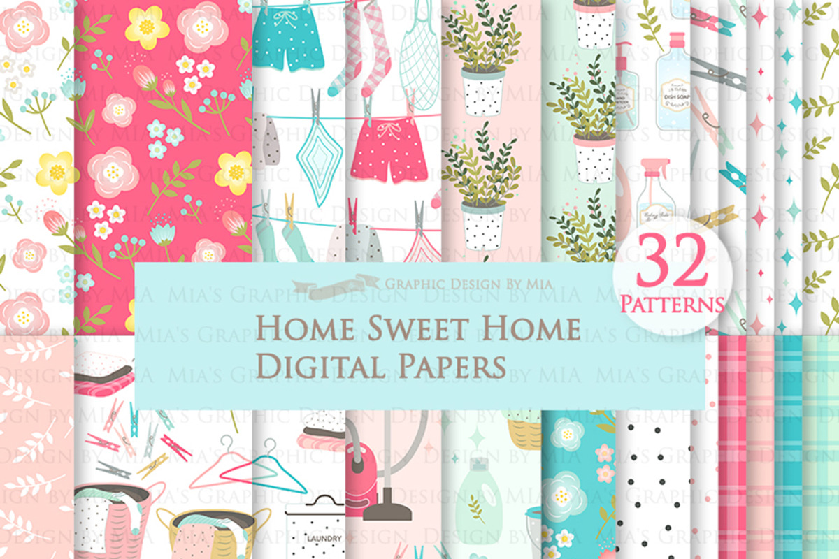 Cleaning, Household Chores, an Illustration by Mia's Graphic Design (Photo 6 of 9)