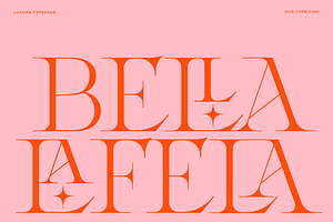 Laxura – Elegant Ligature Serif Font, a Serif Font by CCS Type