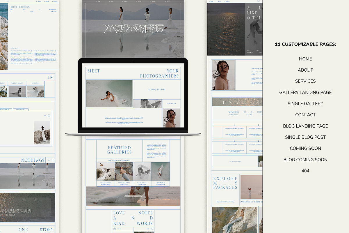 Ethereal | Showit Website Template, a Websites & App Template by Studio Leelou (Photo 3 of 11)