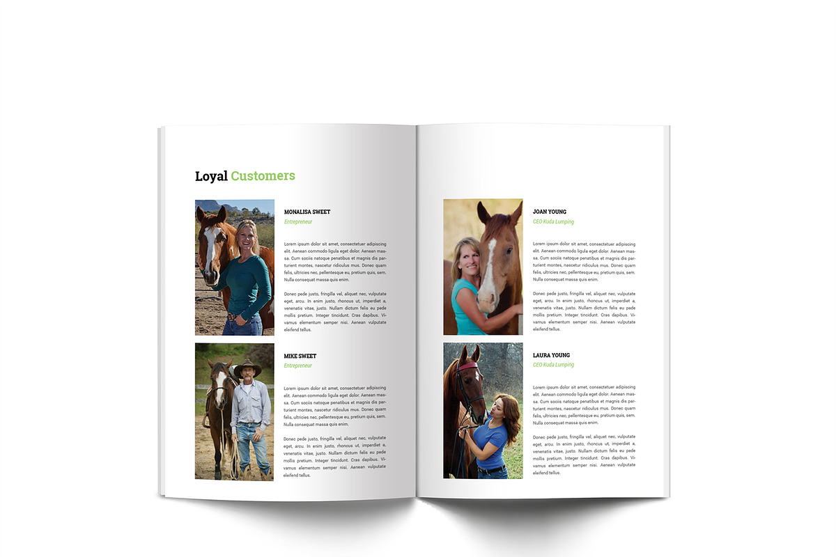 Horse Riding A4 Brochure, a Brochure Template by Incools Stokie (Photo 12 of 13)