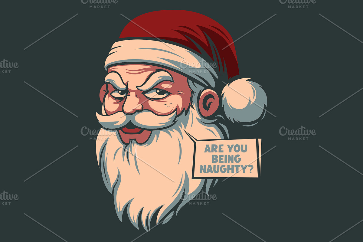 Bad Santa, a Seasonal Illustration by pedrors (Photo 2 of 3)