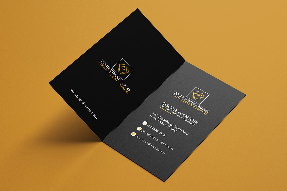 Business Card Minimalist Modern, a Business Card Template by Oskar Wantopi (Photo 1 of 4)