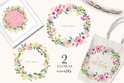 Pink Delight - Watercolor Clipart, a Decorative Illustration by wulano (Thumbnail 4 of 7)
