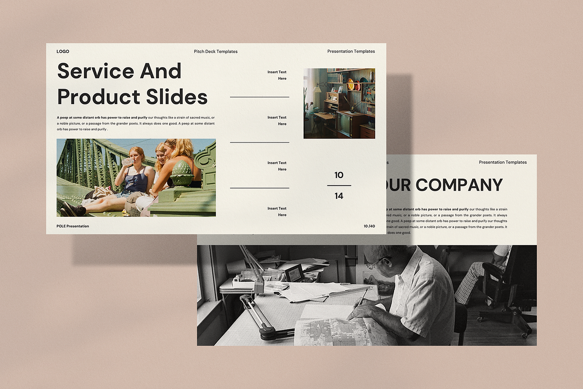 Pole - Pitch deck Powerpoint, a Presentation Template by Surotype (Photo 2 of 10)
