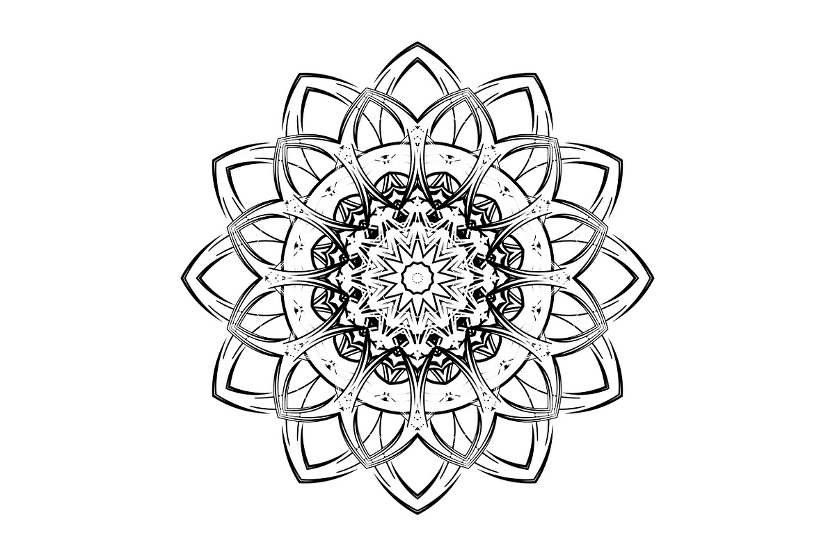 Premium Mandala Illustration Pack, a Decorative Illustration by NJ Himel (Photo 46 of 101)