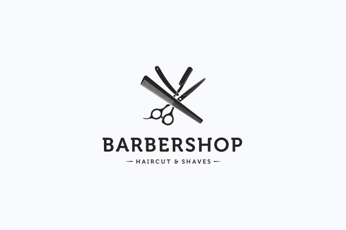 Barbershop logo, a Branding & Logo Template by Vitalliy (Photo 1 of 2)