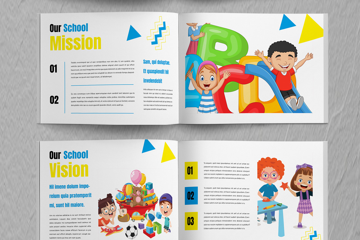 School Education Layout, a Brochure Template by ContestDesign (Photo 4 of 5)
