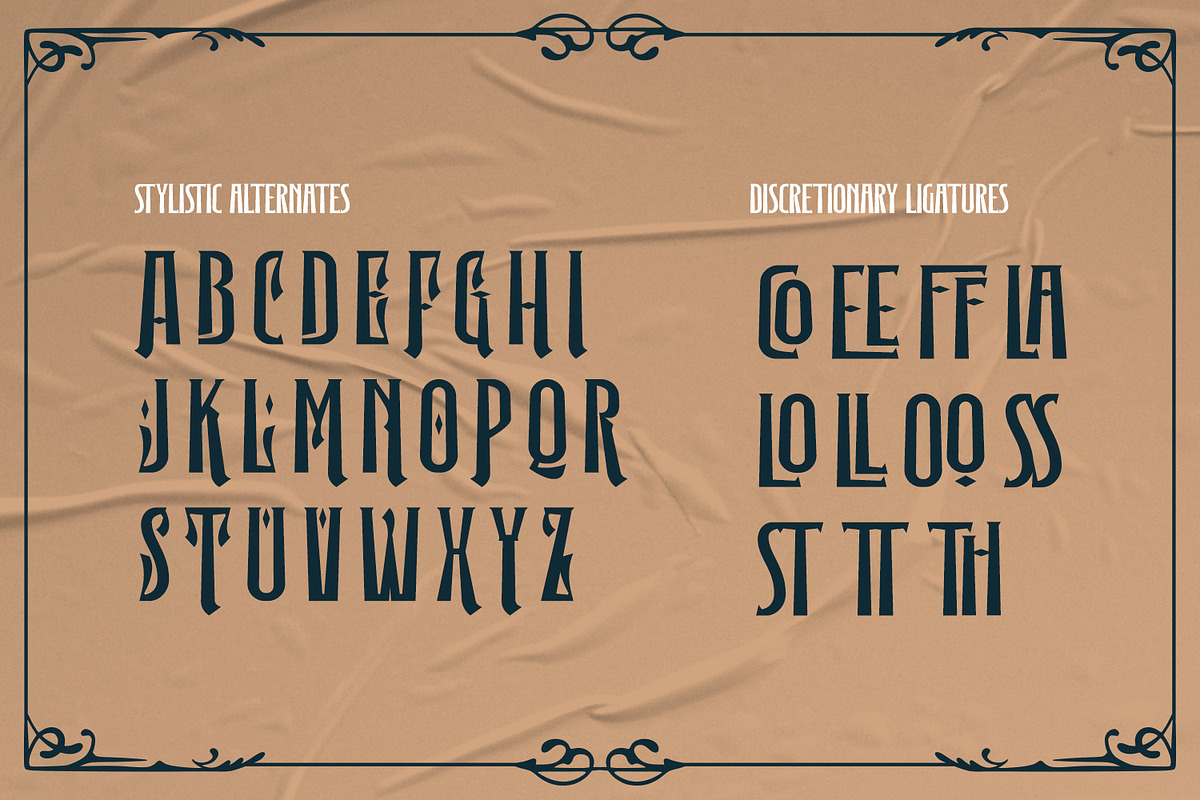 Closture, a Symbol Font by Vintage Division (Photo 13 of 15)
