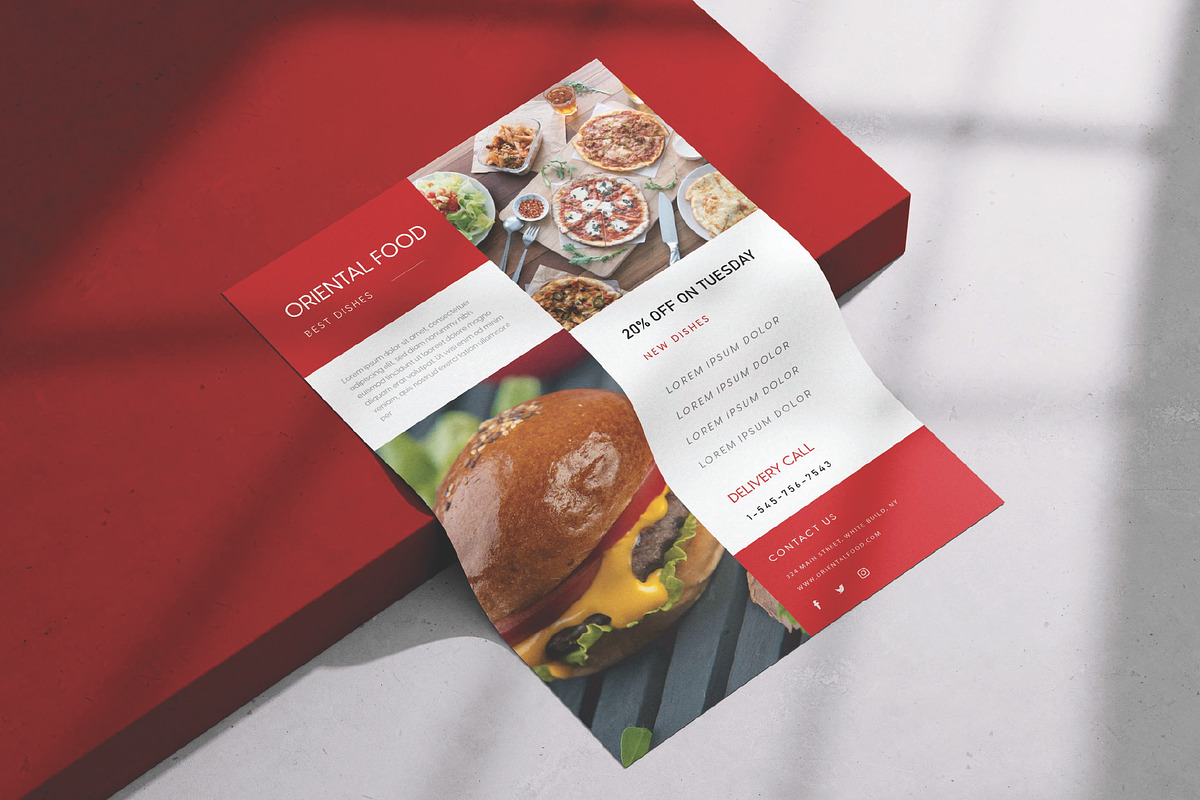 Better fast food flyer template, a Flyer Template by Workhu (Photo 3 of 4)