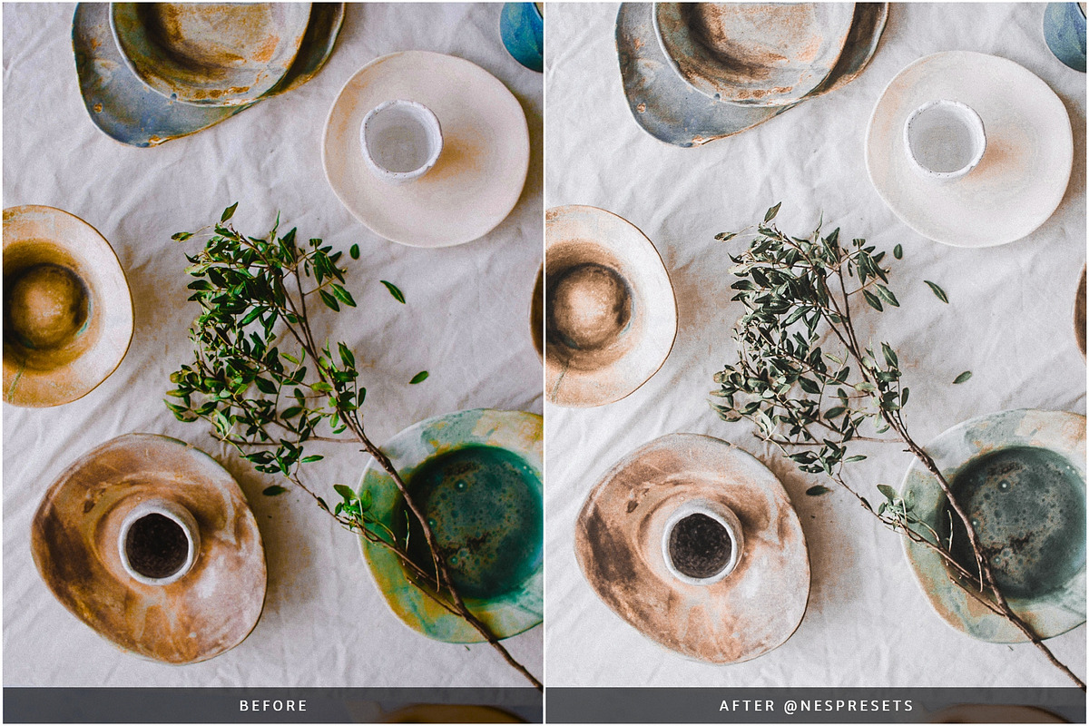 ORGANIC CERAMIC LIGHTROOM PRESETS, a Preset Add-On by Nes Design Co (Photo 8 of 10)