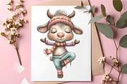 Quirky Goat Yoga Summer Sublimation, an Illustration by RobertsArt (Thumbnail 5 of 5)