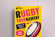 Rugby Tournament Poster, a Flyer Template by MightyDesign (Thumbnail 2 of 8)