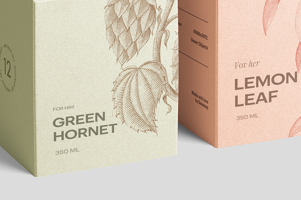 Box Mockup Bundle, a Packaging Mockup by GraphicWave (Photo 13 of 22)