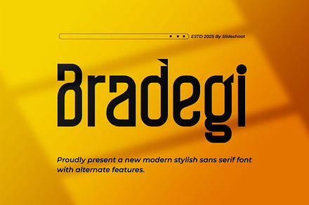 Bradegi || Modern Stylish Sans Serif
