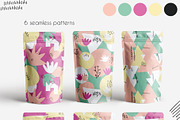 Shape and contour collage ma, a Pattern Graphic by Cozy pattern shop (Thumbnail 3 of 8)