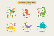 Little Dinosaurs | 100% hand drawn, an Animal Illustration by Irina Ostapenko (Thumbnail 3 of 9)