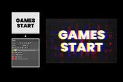 Glitch Text Effect, a Layer Style Add-On by dokudokunomi (Thumbnail 1 of 4)