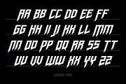 Nighstema Sports display font, a Font by Yktypstd (Thumbnail 8 of 12)