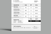 Invoice Template, a Stationery Template by MightyDesign (Thumbnail 3 of 8)