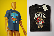 Retro Sport Animal T-Shirt Designs, a Sport Illustration by bazzier_graphik (Thumbnail 4 of 6)