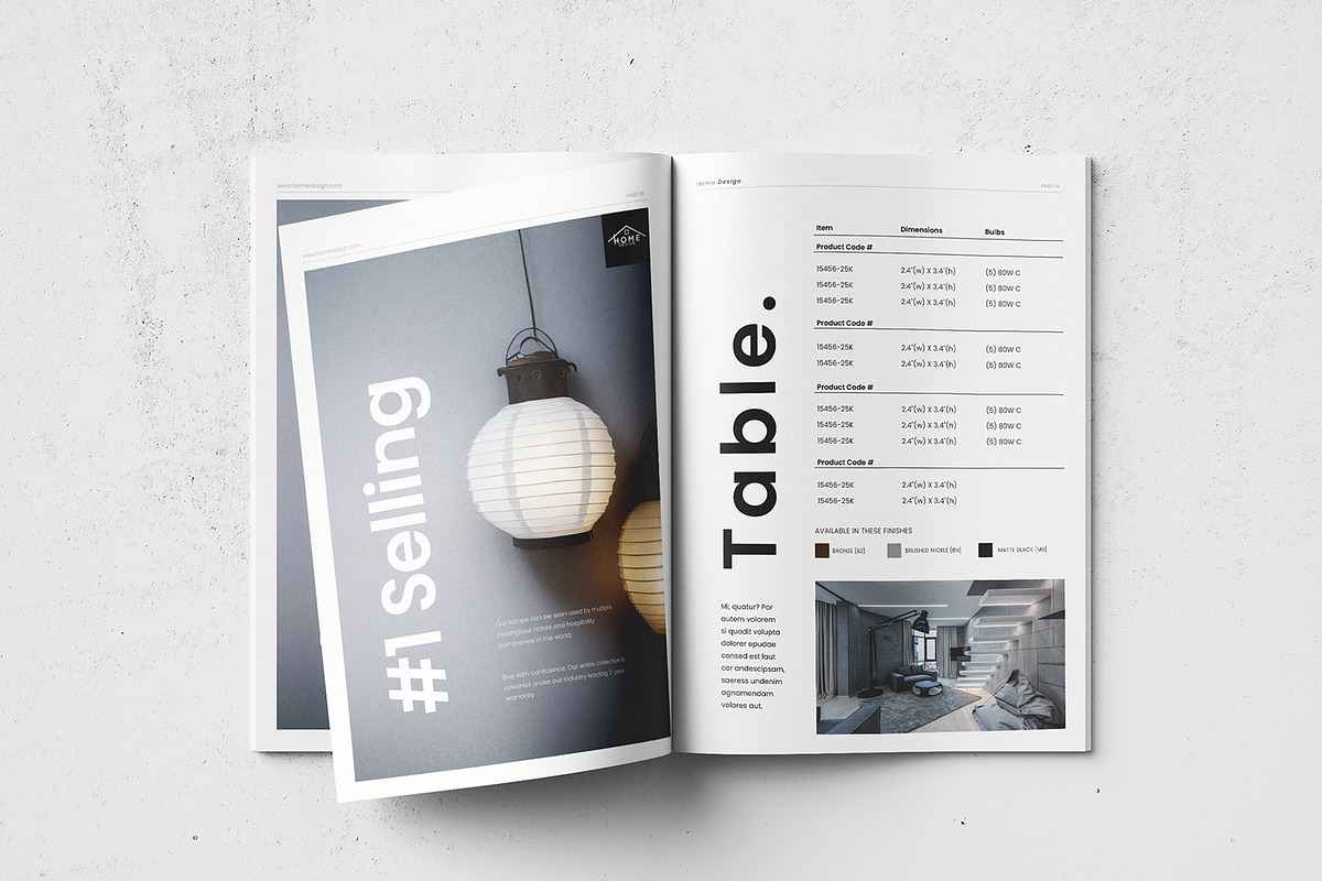 Catalog | InDesign & Ms Word, a Brochure Template by Creativity-Design (Photo 9 of 10)