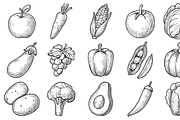 Fruits and Vegetables Collection, an Object Graphic by nikagraphic (Thumbnail 3 of 3)