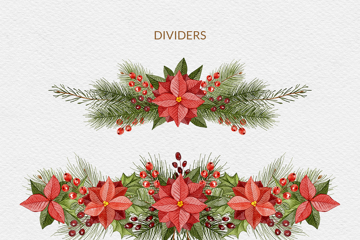 Christmas Florals, Poinsettia, an Object Graphic by ilonitta (Photo 11 of 18)