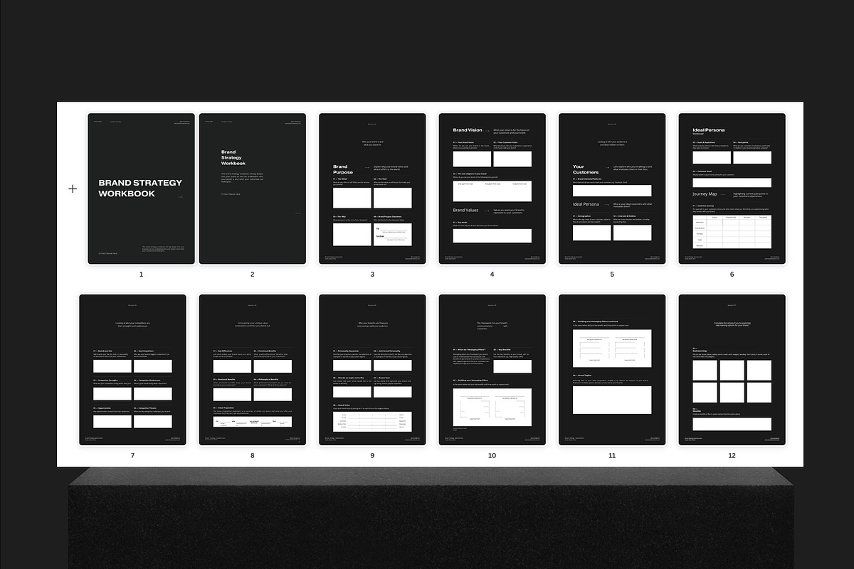 BRAND STRATEGY WORKBOOK | CANVA preview 2
