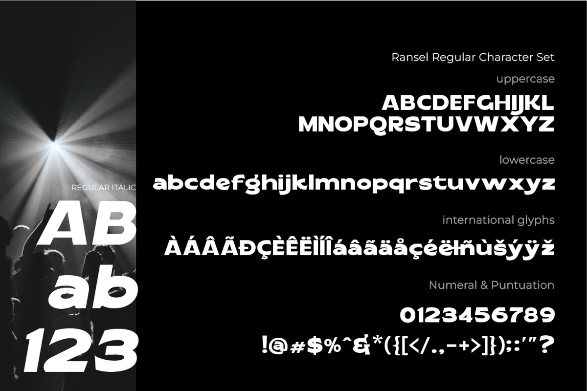 RANSEL - Sans Serif Family, a Sans Serif Font by Olexstudio (Photo 7 of 8)