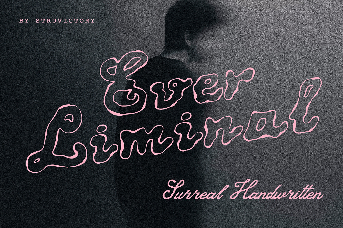 Ever Liminal Handwritten Outline, a Sans Serif Font by Struvictory.art (Photo 1 of 9)