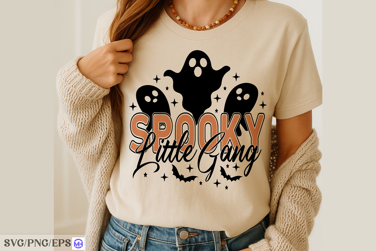 Spooky Little Gang SVG PNG T-shirt, a Graphic by mh_arif (Photo 3 of 3)