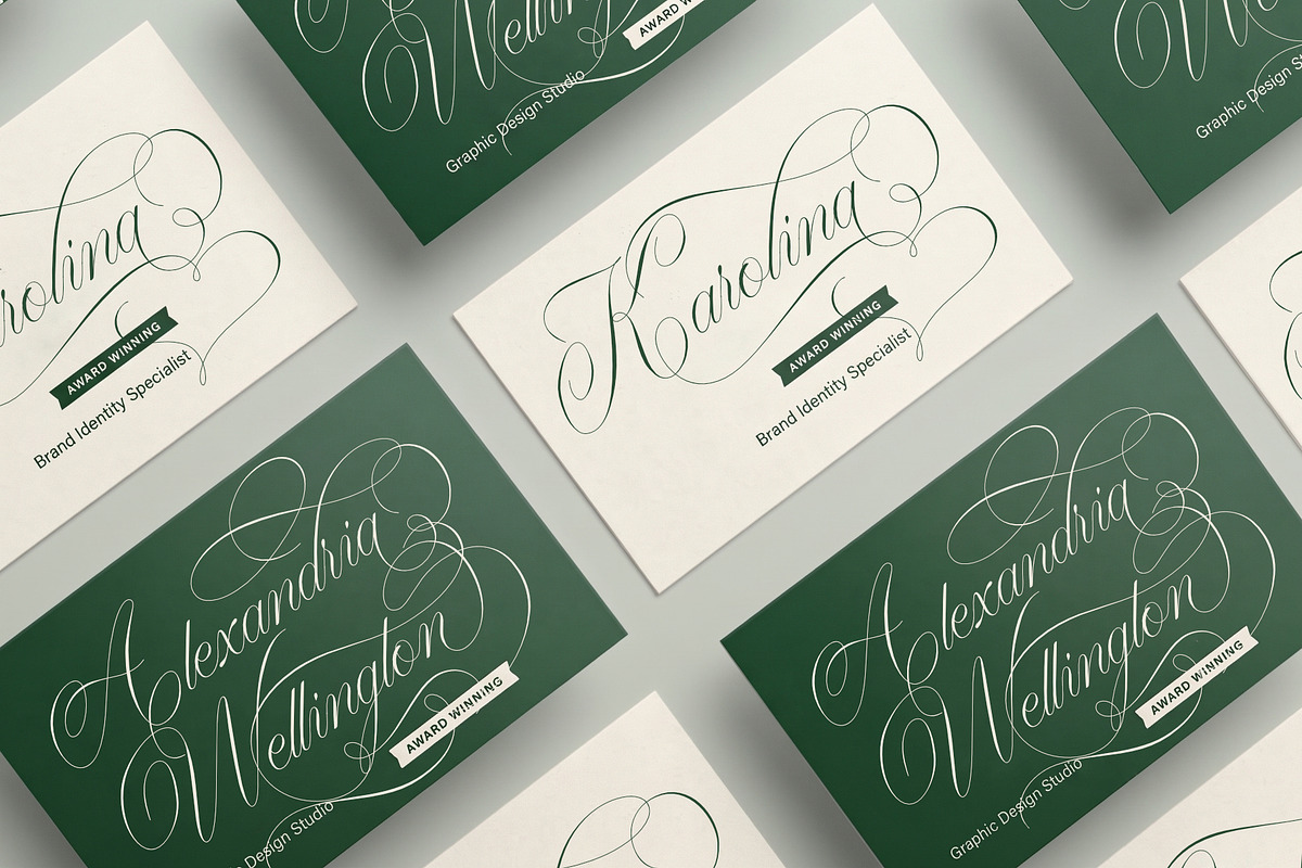 Garncoleia - Romantic Script Family, a Script Font by Sealoung (Photo 10 of 12)