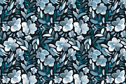 Grey, teal, blue and black, a Pattern Graphic by Anya-D (Thumbnail 2 of 6)