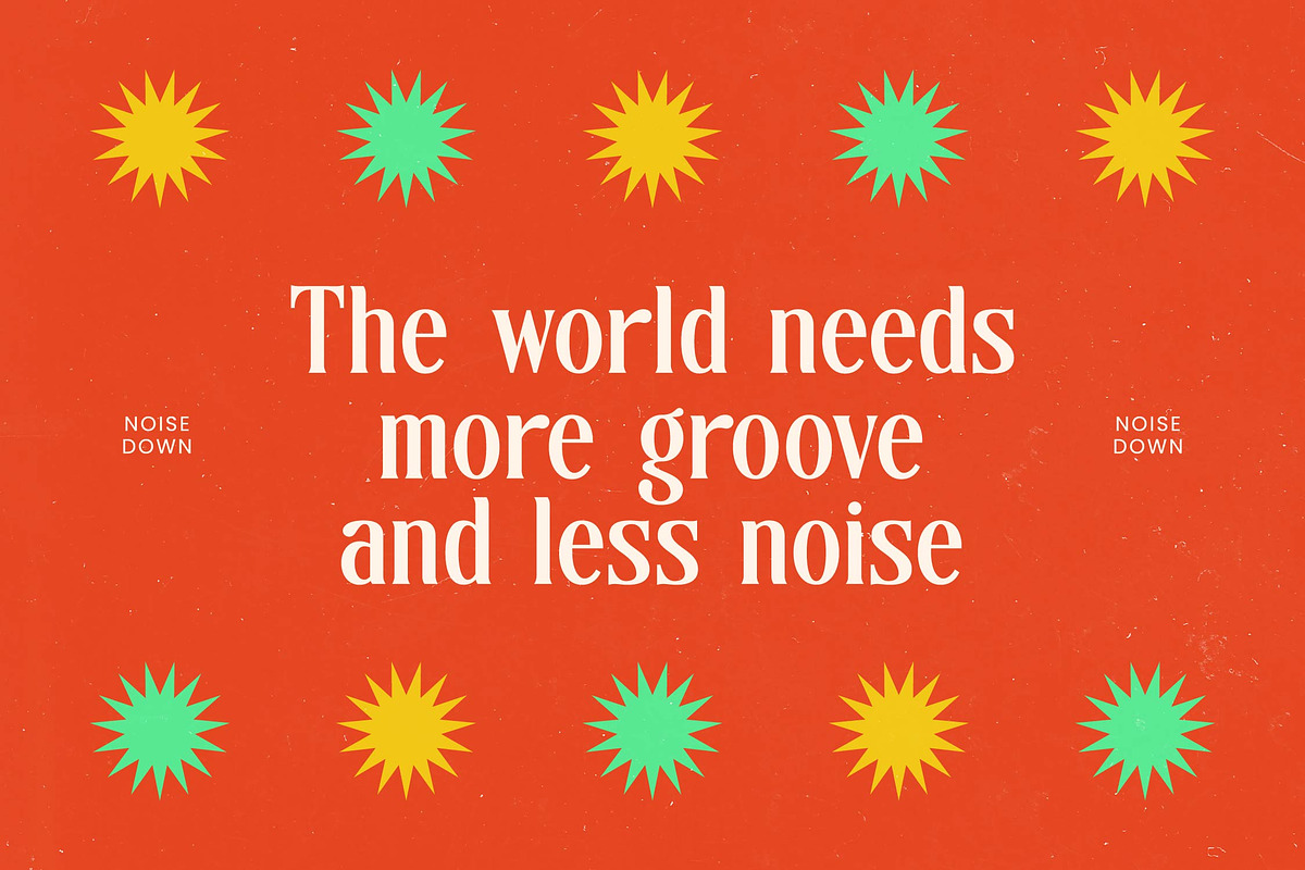 Sunkis Groovy Retro Display Font, a Serif Font by timelesstype.co (Photo 12 of 20)