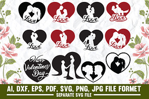 Loving Couple Svg