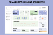 Finance Management Dashboard, an UI Kit Template by MightyDesign (Thumbnail 1 of 5)