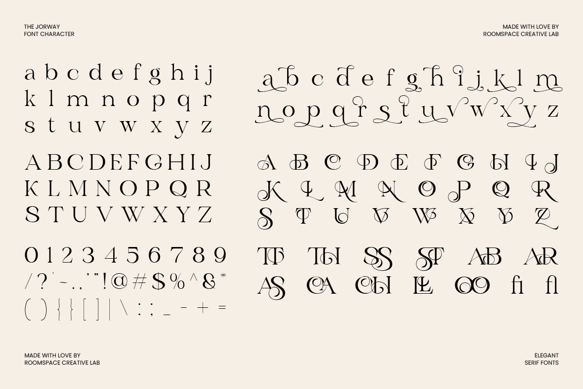 The Jorway – Stylish Modern Serif, a Serif Font by roomspace creative lab (Photo 4 of 13)