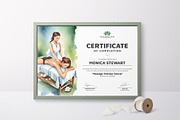 Massage Therapy Certificate, a Stationery Template by DesignDevisers (Thumbnail 4 of 10)
