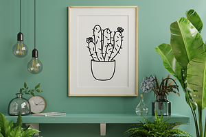 Succulent Illustrations SVG Graphics