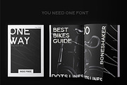Dots Lines. Display font, 8 styles., a Font by lisa_kalev (Thumbnail 8 of 11)