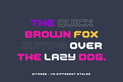 Bitrage Cyrillic Pixel Typeface, a Sans Serif Font by alpercakici (Thumbnail 7 of 17)