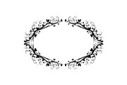 Decorative Nature Frame Silhouette, a Graphic by BIPLOB EXPERT (Thumbnail 6 of 13)