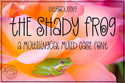 The Shady Frog - A Multilingual Font, a Sans Serif Font by Endless Time Graphics (Thumbnail 1 of 3)
