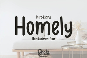 Homely a handwritten font