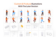 Data Vector Illustration Set, a Person Illustration by Vectors Market (Thumbnail 4 of 8)