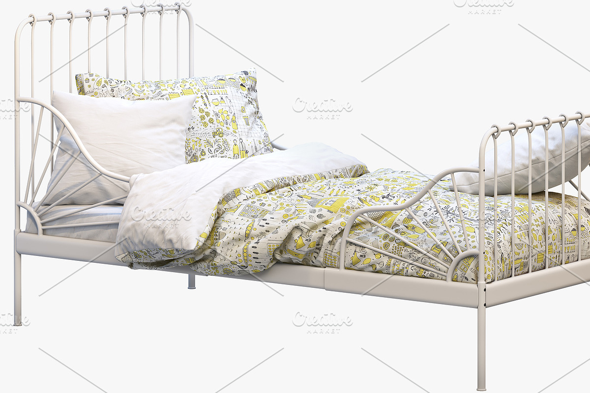 Color metal children's beds 3d model, a Furniture 3D Model by 3dmitruk (Photo 2 of 12)