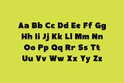 PGR Bronk - Bold Font, a Sans Serif Font by Pikgura (Thumbnail 2 of 6)