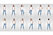 Female V-Neck T-Shirt Mockup Vol 2, a Shirt Mockup by Hi, Mock-Up! (Thumbnail 10 of 10)