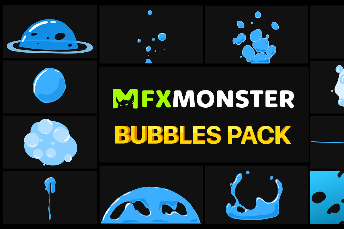 Bubbles Pack | Motion Graphics Pack, a Graphic by FlashFXbox (Photo 1 of 2)