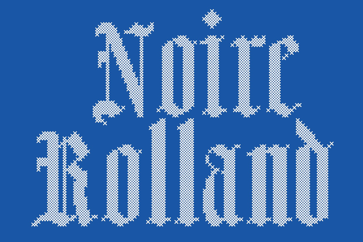 CS Namika Stitched, a Blackletter Font by Craft Supply Co. (Photo 2 of 8)